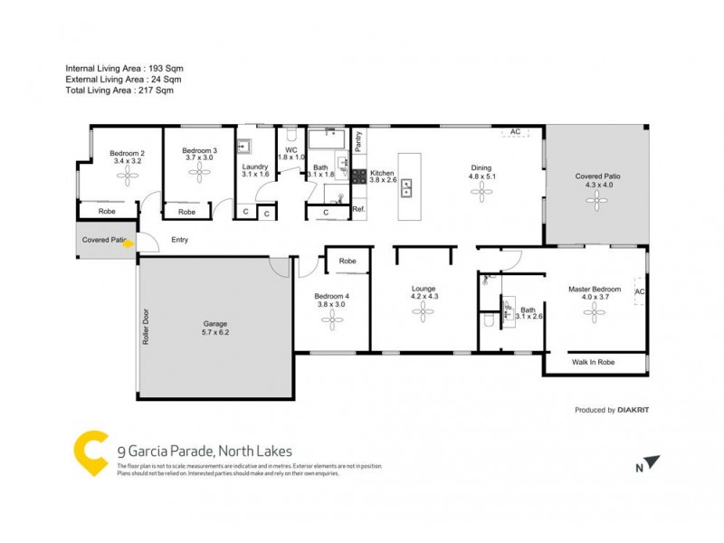 9 Garcia Parade, North Lakes QLD 4509 Floorplan