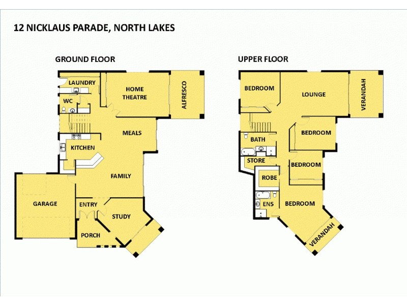 12 Nicklaus Parade, North Lakes QLD 4509 Floorplan