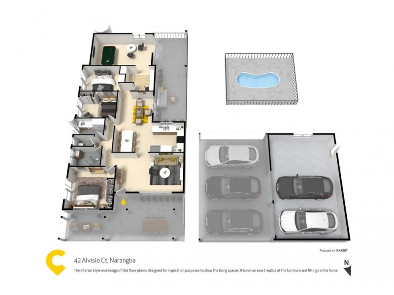 42 Alvisio Court, Narangba QLD 4504 Floorplan