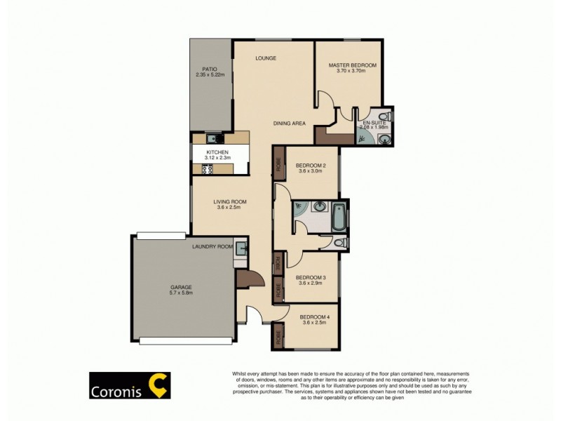 4 Hartley Crescent, North Lakes QLD 4509 Floorplan