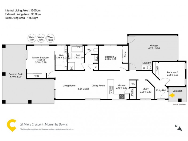 23 Miers Crescent, Murrumba Downs QLD 4503 Floorplan
