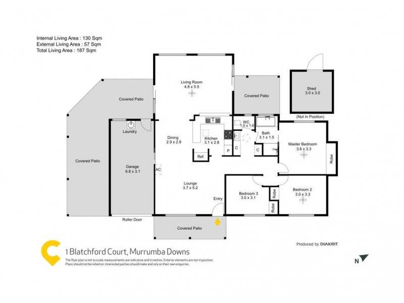 1 Blatchford Drive, Murrumba Downs QLD 4503 Floorplan