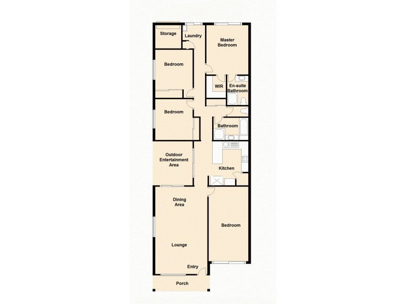 1/7 Lady Bowen Parade, Rothwell QLD 4022 Floorplan