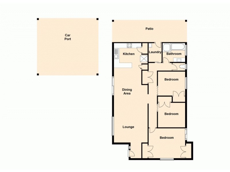 21 Minstrel Street, Kallangur QLD 4503 Floorplan