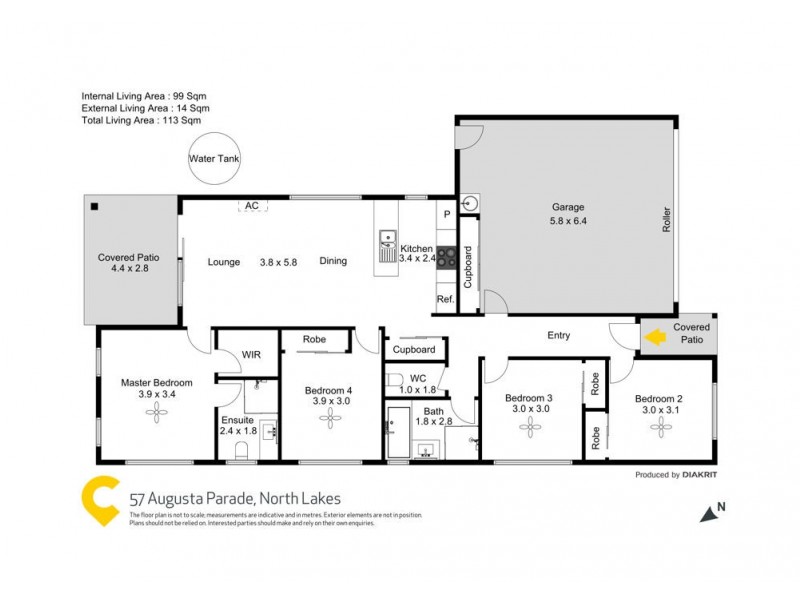57 Augusta Parade, North Lakes QLD 4509 Floorplan
