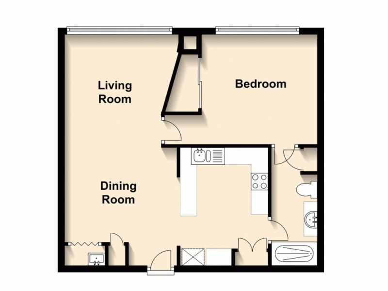 2C/119 Leichhardt Street, Spring Hill QLD 4000 Floorplan