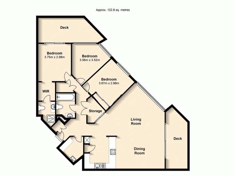 18/69 Leichhardt Street, Spring Hill QLD 4000 Floorplan