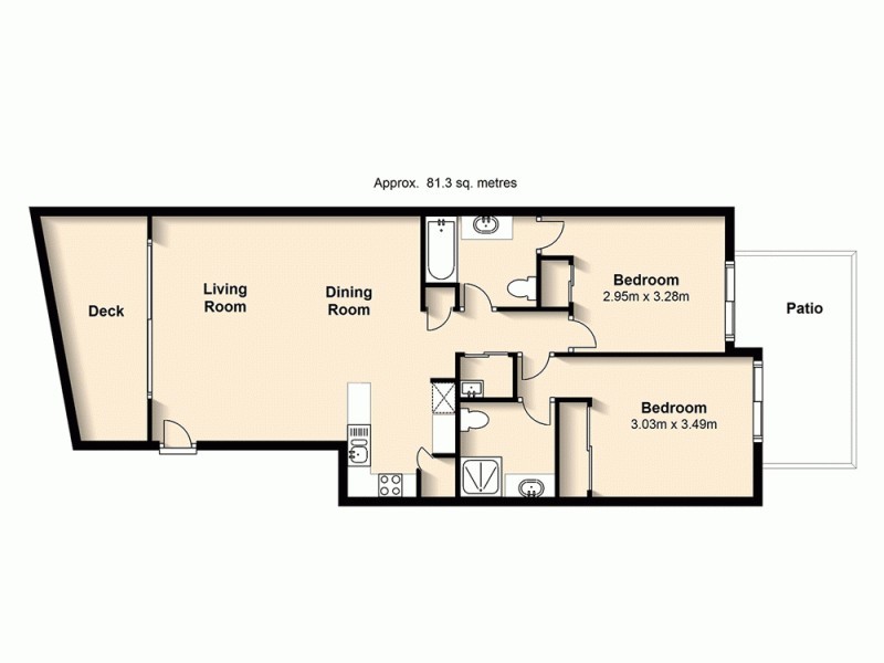 22/63 Vale Street, Kelvin Grove QLD 4059 Floorplan