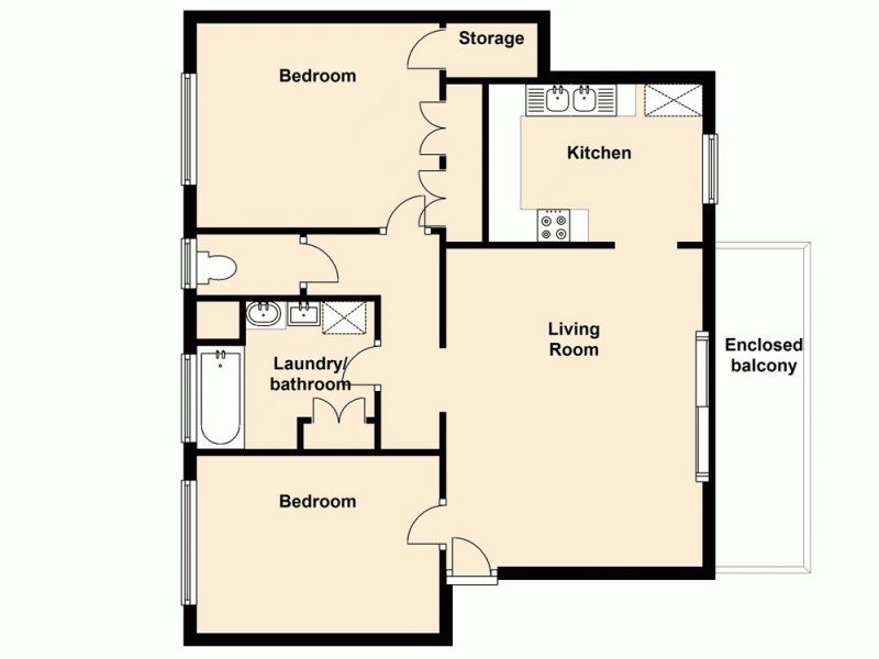 2/55 Maryvale Street, Toowong QLD 4066 Floorplan