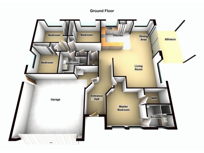1 Star Ruby Link, Eagleby QLD 4207 Floorplan