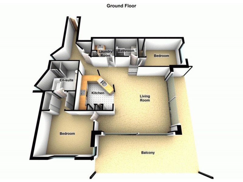 311/1 Gray Street, New Farm QLD 4005 Floorplan