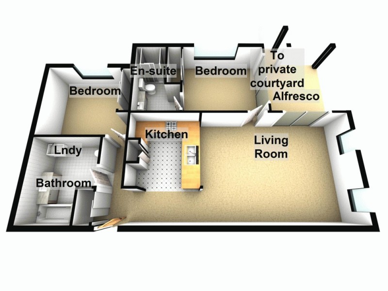 1/22-26 School Road, Stafford QLD 4053 Floorplan