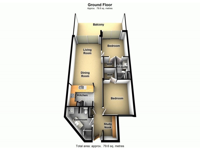 59/78 Brookes Street, Bowen Hills QLD 4006 Floorplan