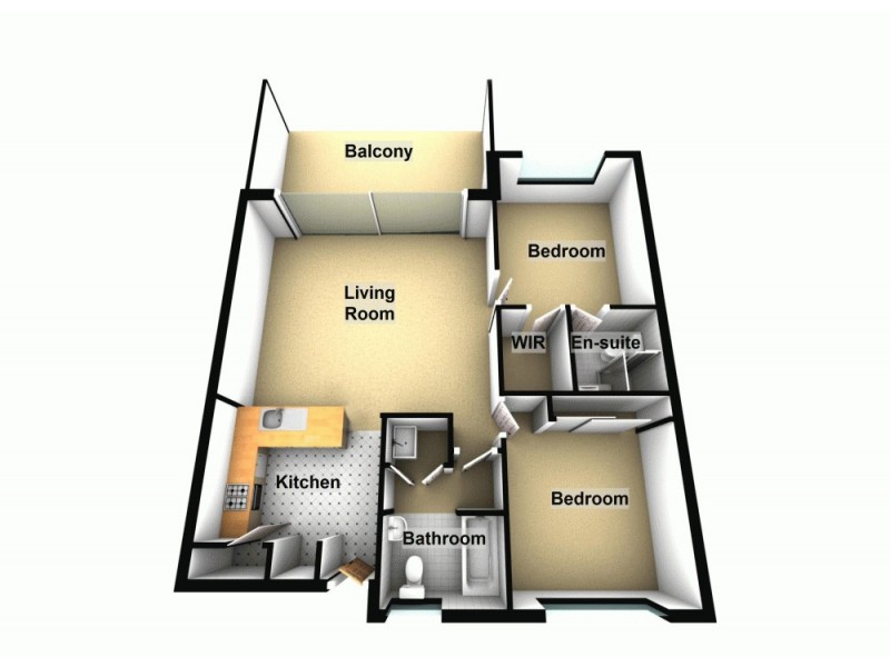 14/16 Wren Street, Bowen Hills QLD 4006 Floorplan