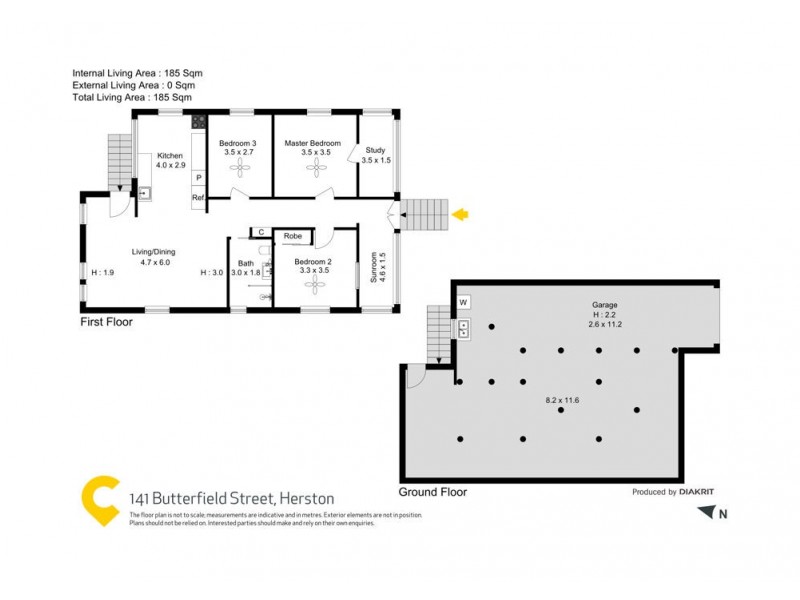 141 Butterfield Street, Herston QLD 4006 Floorplan