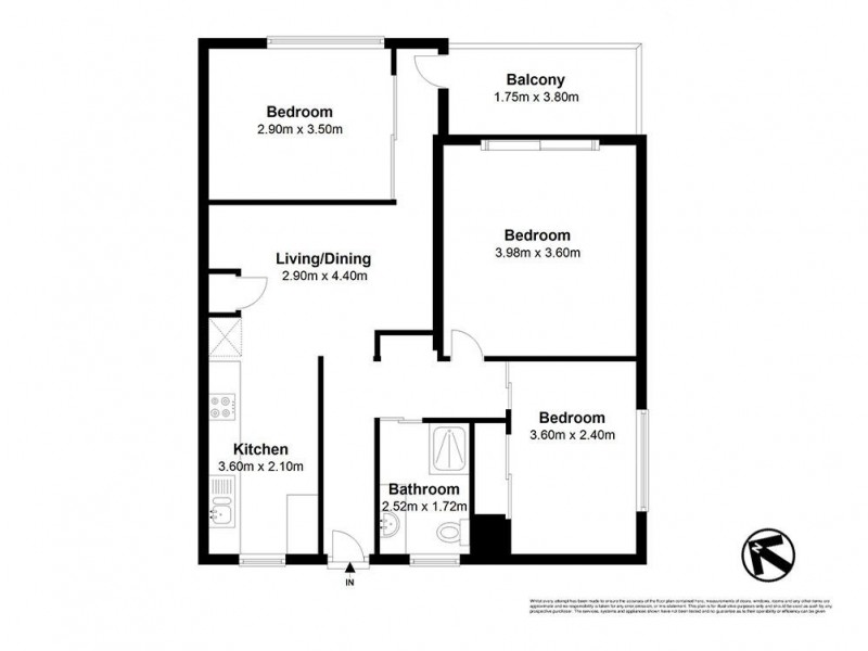 6/39 Gibb Street, Kelvin Grove QLD 4059 Floorplan