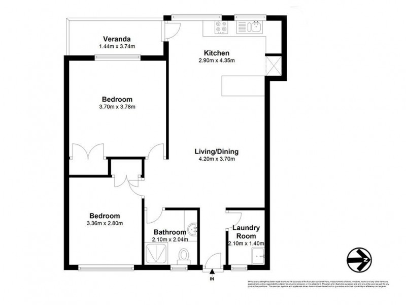 2/14 Blackmore Street, Windsor QLD 4030 Floorplan