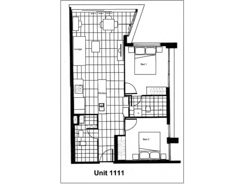 1111/959 Ann Street, Fortitude Valley QLD 4006 Floorplan