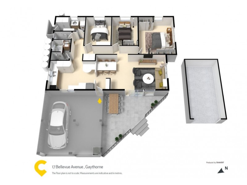 17 Bellevue Avenue, Gaythorne QLD 4051 Floorplan