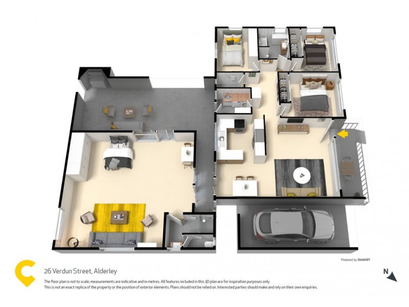 26 Verdun Street, Alderley QLD 4051 Floorplan