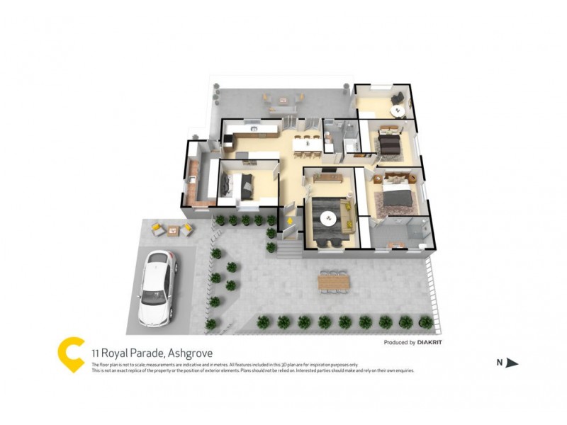 11 Royal Parade, Ashgrove QLD 4060 Floorplan