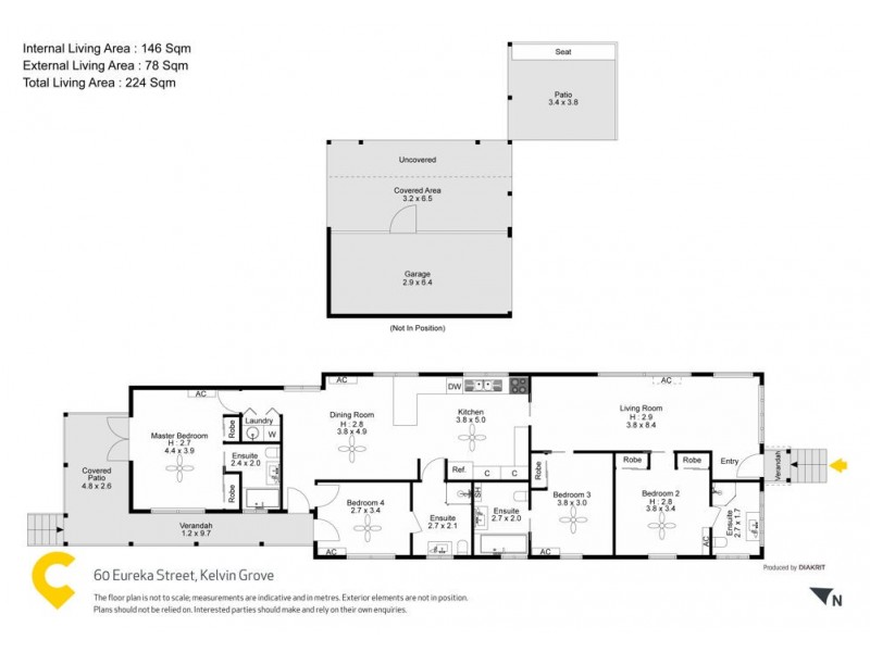 60 Eureka Street, Kelvin Grove QLD 4059 Floorplan