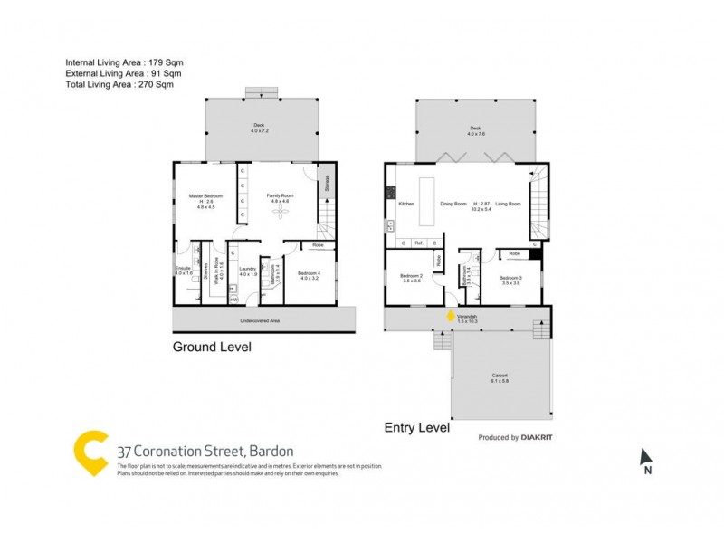 37 Coronation Street, Bardon QLD 4065 Floorplan