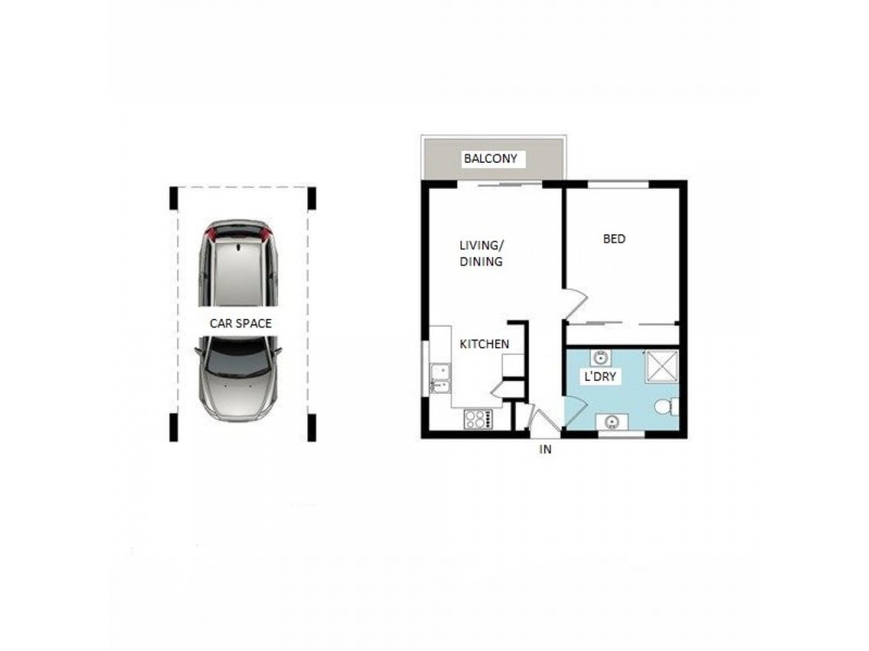 4/14 O’Connell St, West End QLD 4101 Floorplan