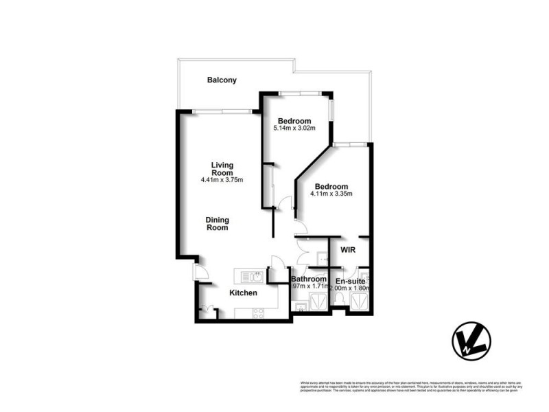 8/18 Herston Road, Kelvin Grove QLD 4059 Floorplan