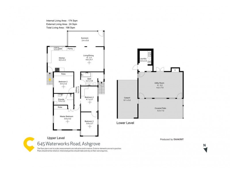 645 Waterworks Road, Ashgrove QLD 4060 Floorplan