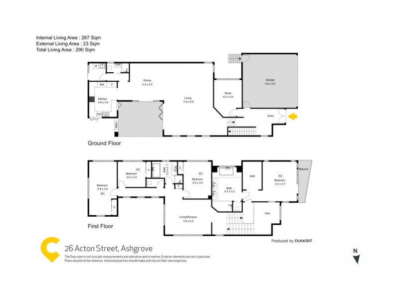 26 Acton Street, Ashgrove QLD 4060 Floorplan