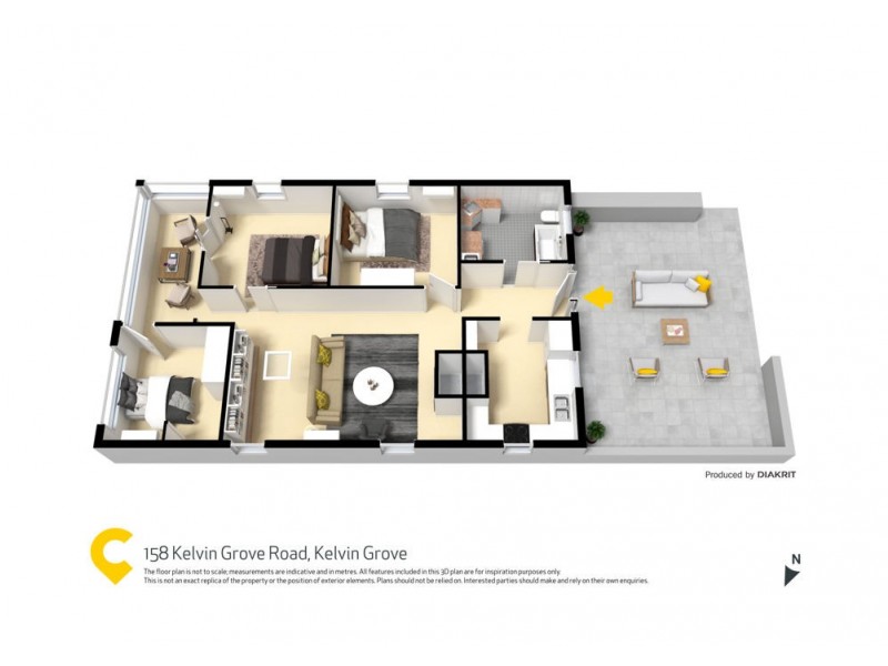 158 Kelvin Grove Road AKA 5 Lock Street, Kelvin Grove QLD 4059 Floorplan