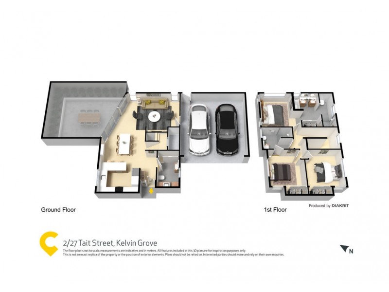 27B Tait street, Kelvin Grove QLD 4059 Floorplan