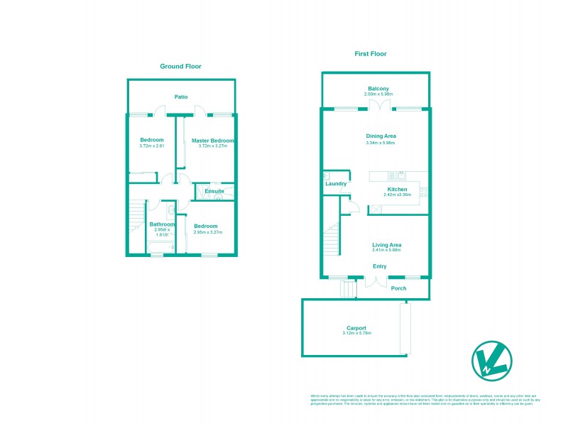 2A/6 Ranley Grove, Paddington QLD 4064 Floorplan