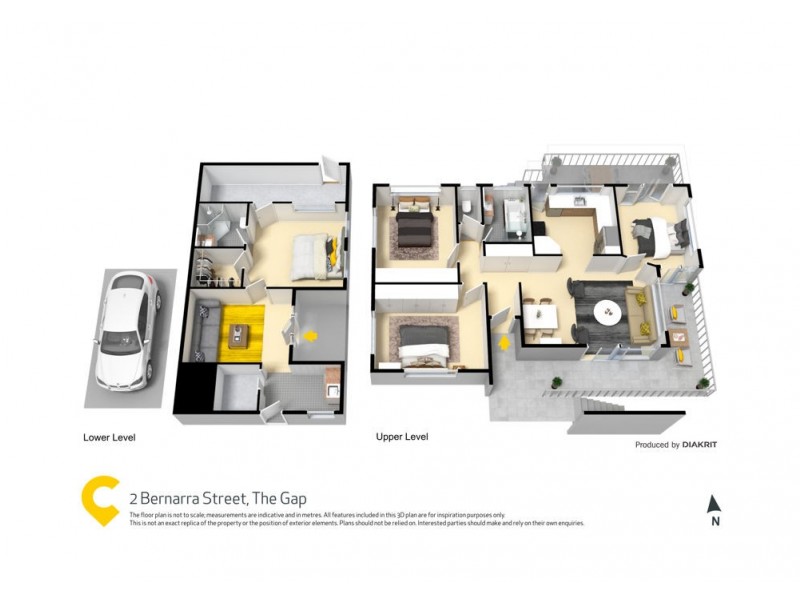 2 Bernarra Street, The Gap QLD 4061 Floorplan