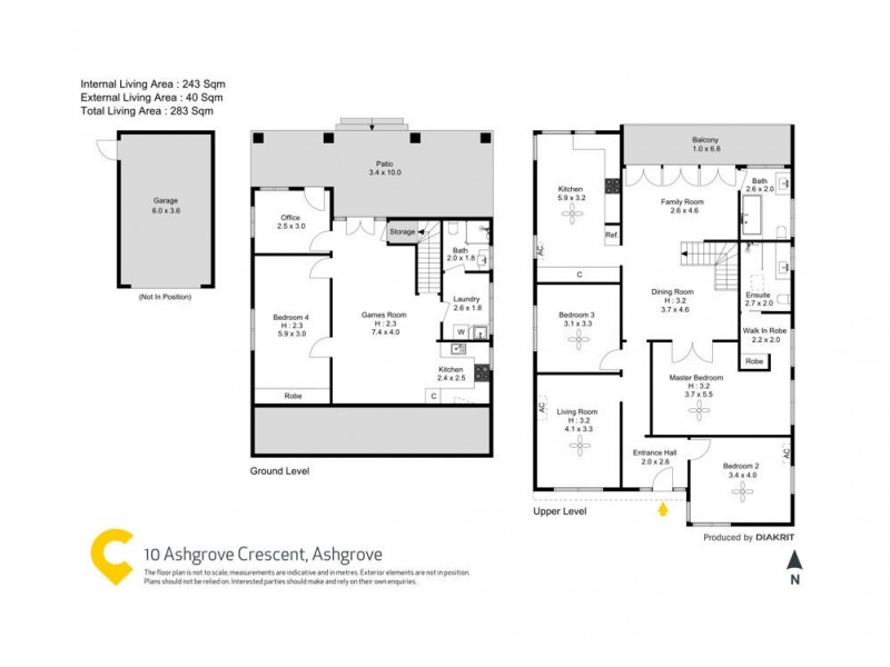 10 Ashgrove Crescent, Ashgrove QLD 4060 Floorplan