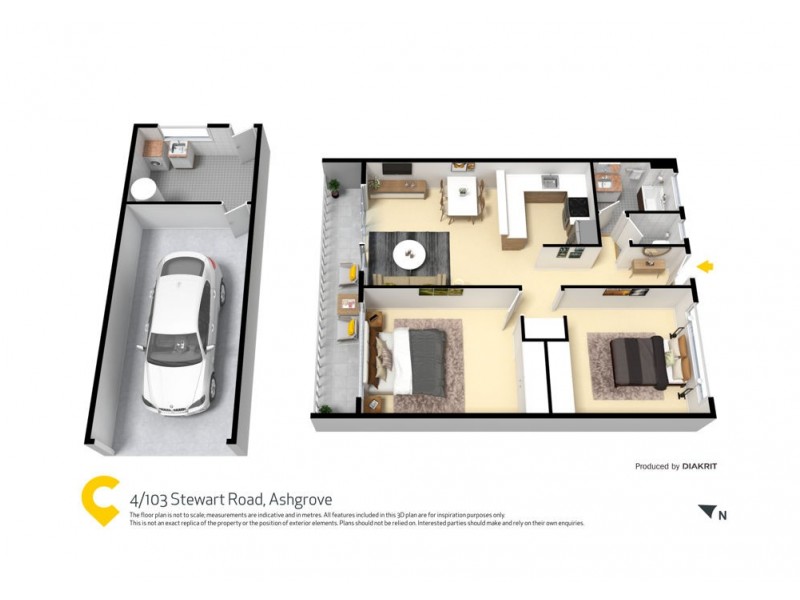 4/103 Stewart Road, Ashgrove QLD 4060 Floorplan