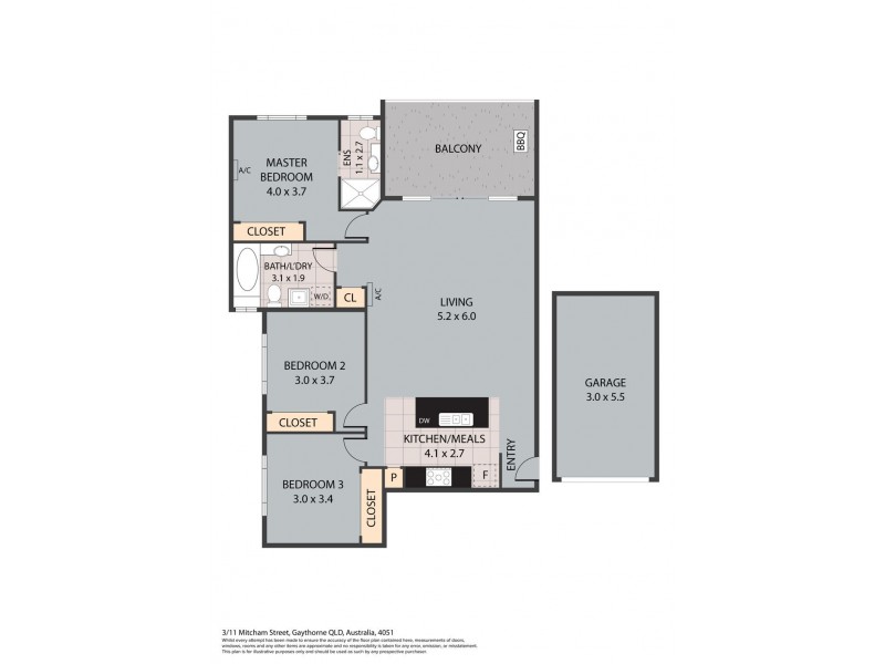 3/11 Mitcham Street, Gaythorne QLD 4051