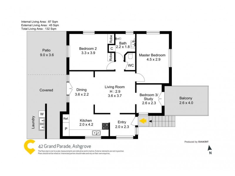 42 Grand Parade, Ashgrove QLD 4060 Floorplan