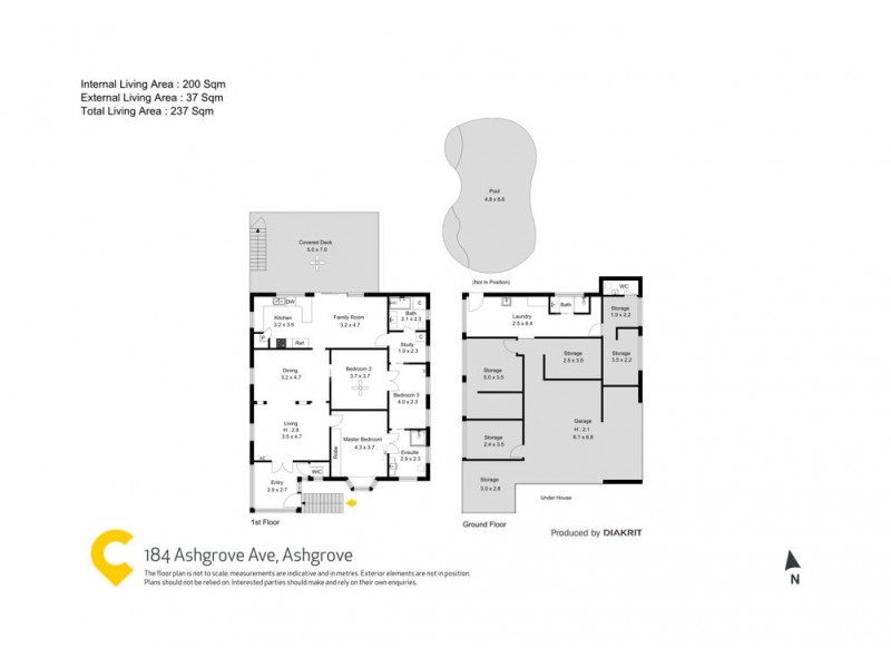 184 Ashgrove Avenue, Ashgrove QLD 4060 Floorplan