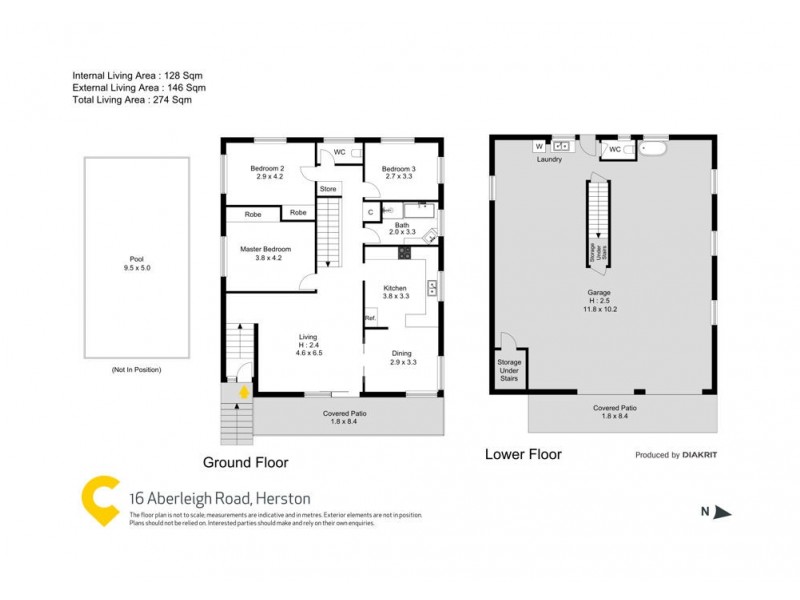 16 Aberleigh Road, Herston QLD 4006 Floorplan
