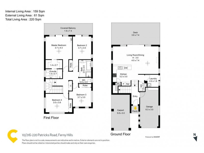 10/216-220 Patricks Road, Ferny Hills QLD 4055 Floorplan