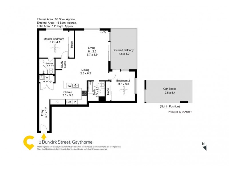 10/10 Dunkirk Street, Gaythorne QLD 4051 Floorplan