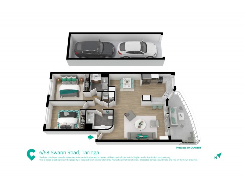 6/58 Swann Road, Taringa QLD 4068 Floorplan