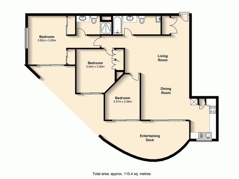 1/23 Dorset Street, Ashgrove QLD 4060 Floorplan