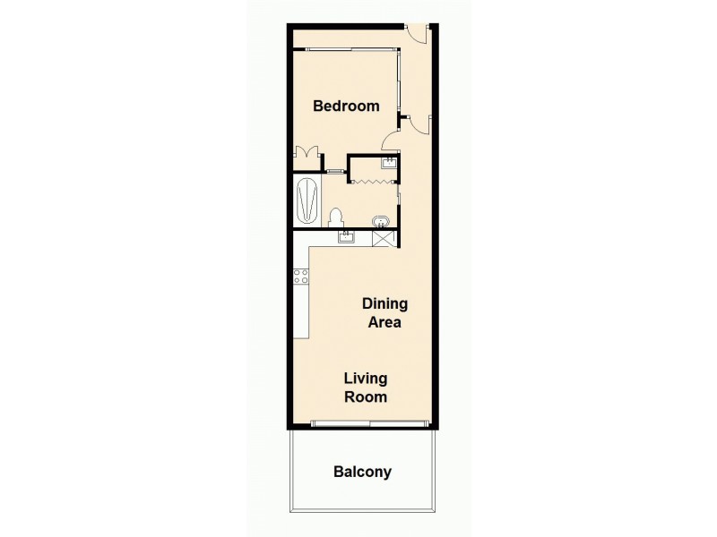 1204/16 Ramsgate Street, Kelvin Grove QLD 4059 Floorplan