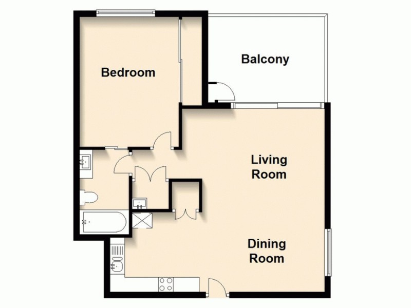 303/6 Victoria Street, Kelvin Grove QLD 4059 Floorplan