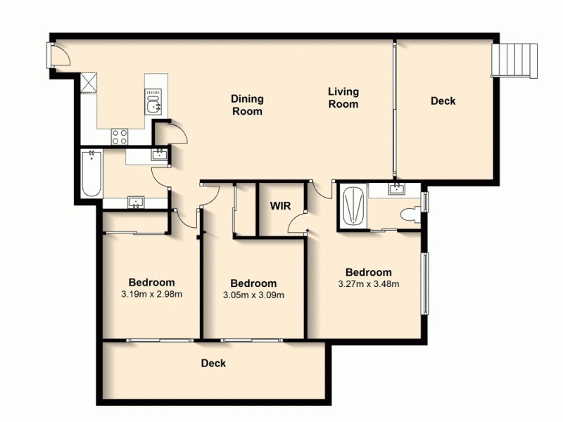 3/11 Blackburn Street, Moorooka QLD 4105 Floorplan