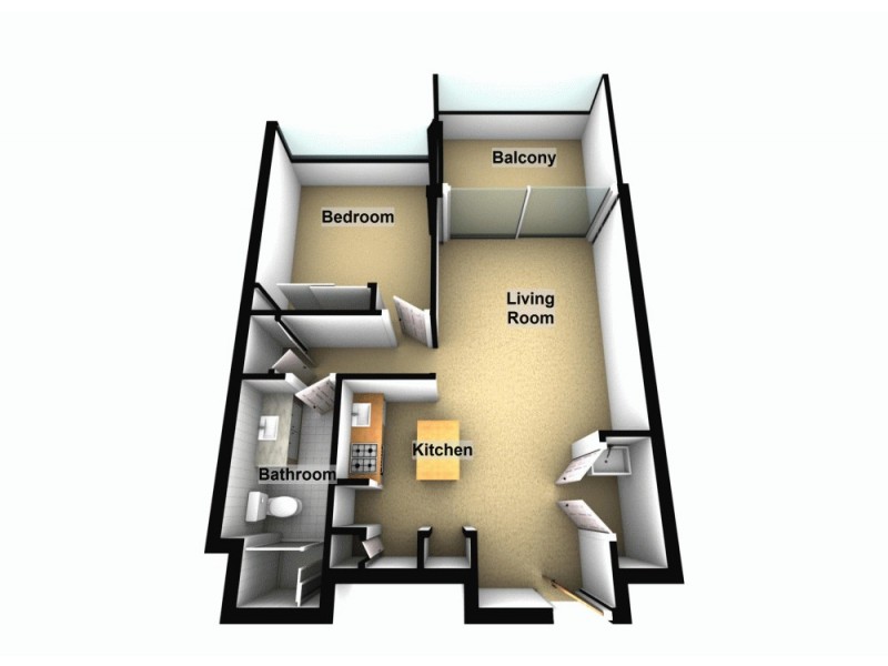 21706/8 Harbour Road, Hamilton QLD 4007 Floorplan