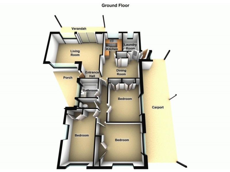 7 Gizerah Street, Mitchelton QLD 4053 Floorplan